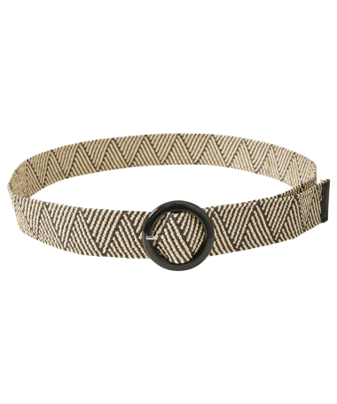 riem met zigzagprint