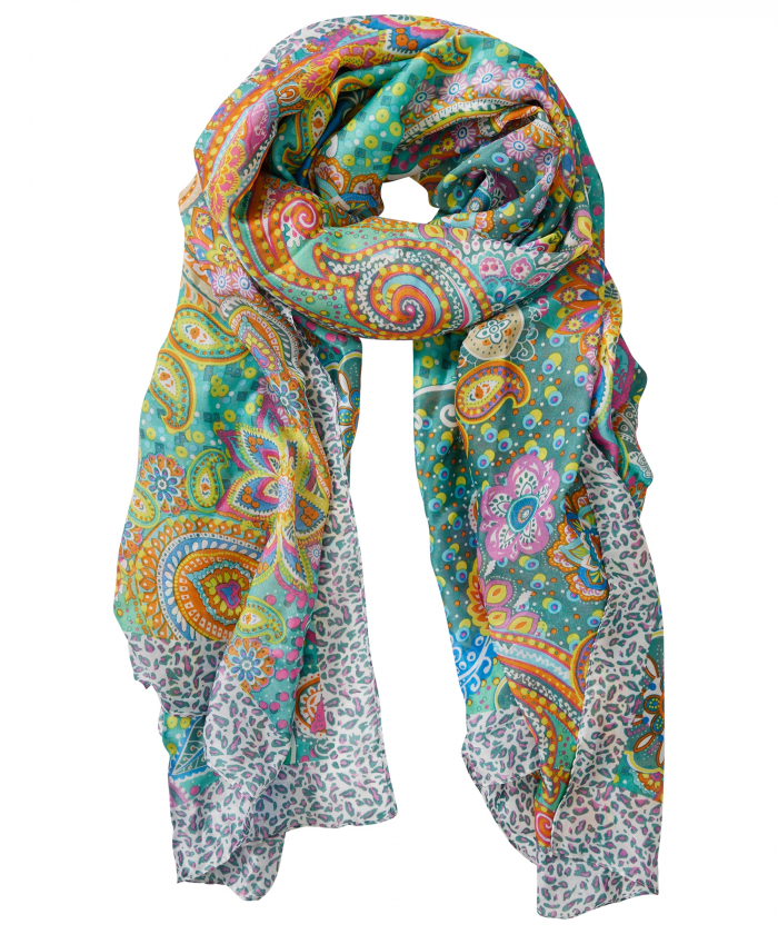 sjaal paisley print