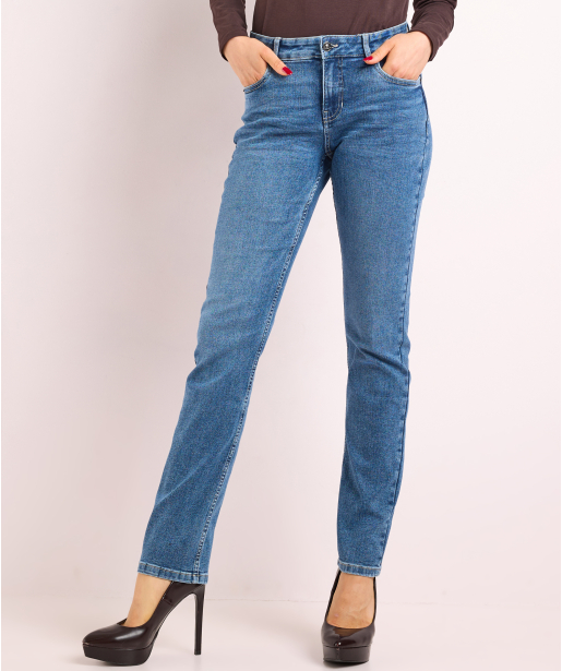 regular fit stretch jeans - mia