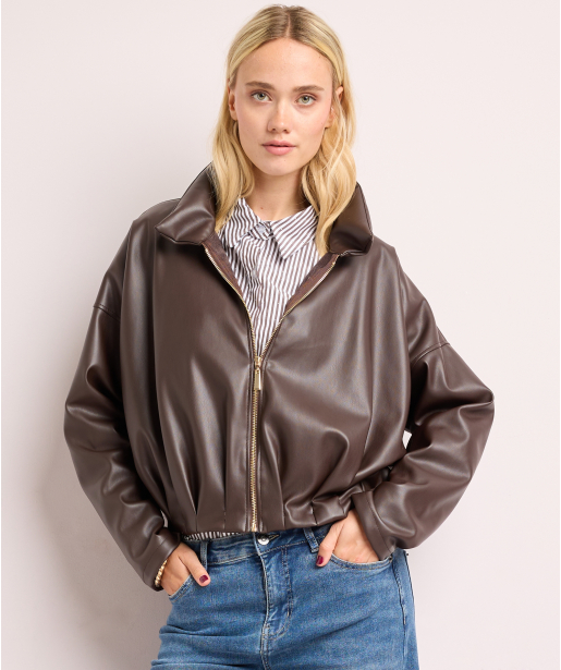 blazer lederlook