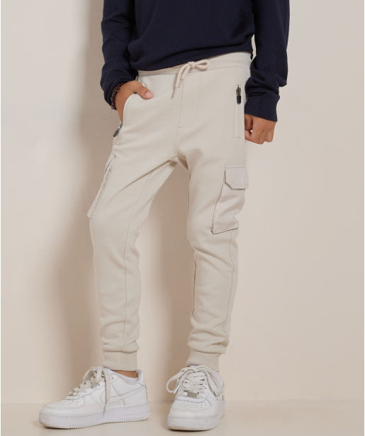 slim fit cargo broek jogging