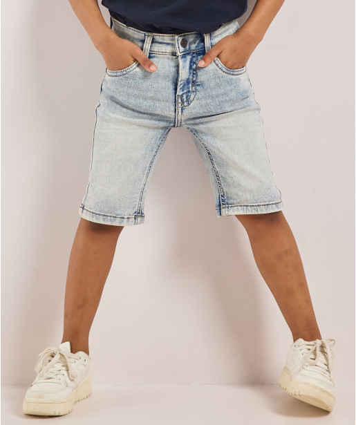 jogg jeans met knoop- met ritssluiting