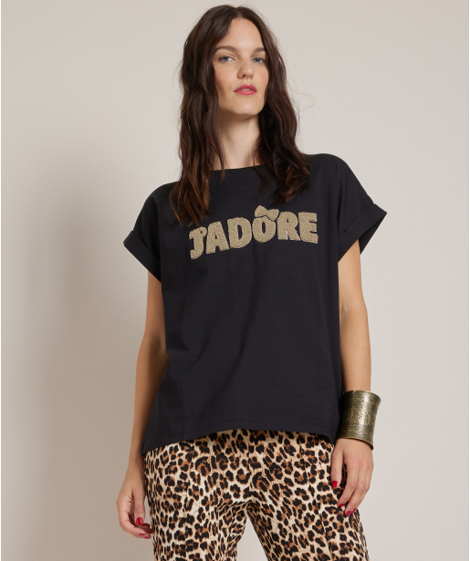 t-shirt boucle j'adore