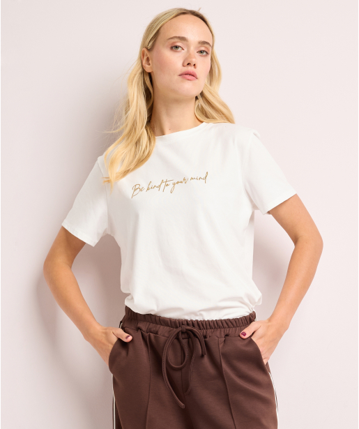 t-shirt met tekst