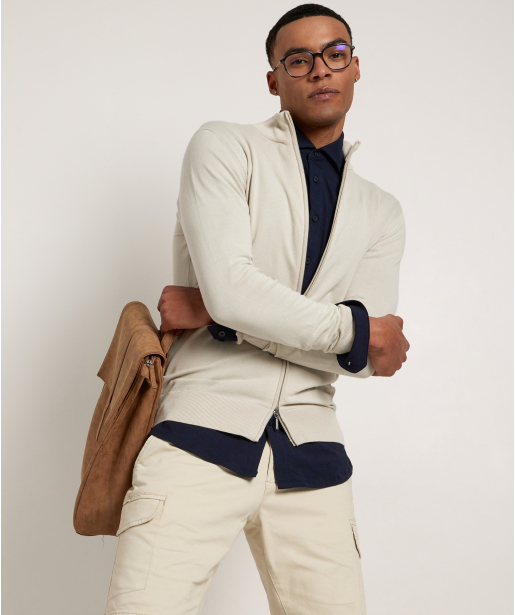 comodo vest met dubbele rits