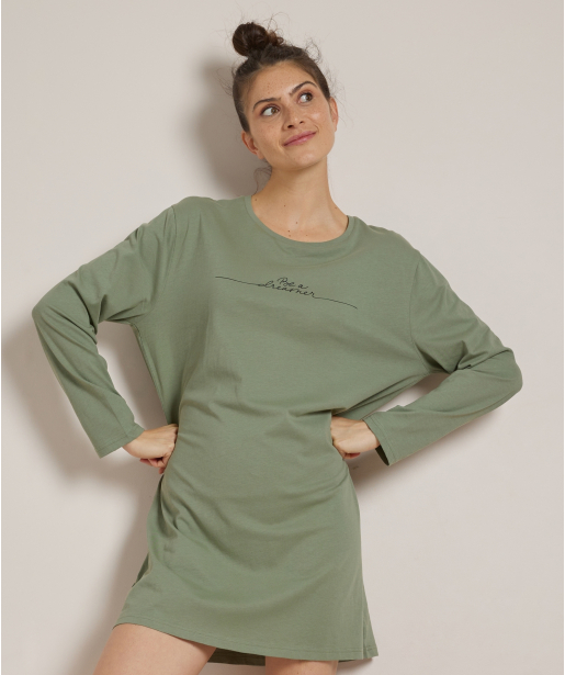 bigshirt met lange mouwen