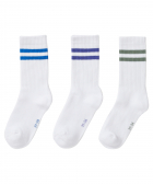 3-pack sokken met strepen
