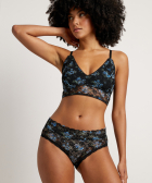 lingerie set bloemen