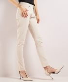 slim fit broek twill