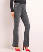 flared fit stretch jeans - noa
