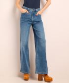 wide fit stretch jeans - lara