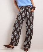 wide fit broek met print