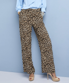 wide fit broek met print