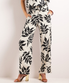 wide fit broek met all-over print