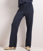 wide fit broek uni crinkle