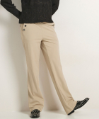 wide fit broek met knopen