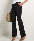 wide fit broek met knopen