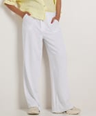 linnenlook wide fit broek