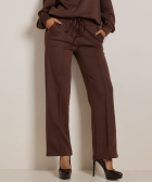 uni wide fit broek met naad