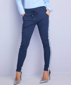 slim fit broek travelstof tape