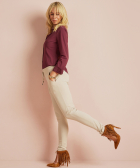 slim fit broek travelstof