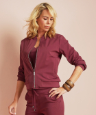 travelstof bomber jasje