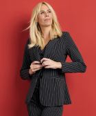 travelstof blazer pinstripe