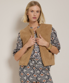 teddy gilet