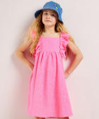 jurk met bloemen broderie 