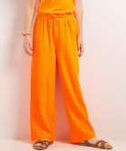 crinkle uni straight fit broek