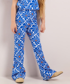 flared fit crinckle broek