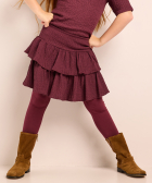 crinkle skort met ruches
