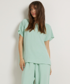 wijd t-shirt met splitjes