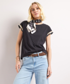 t-shirt trendy mouw