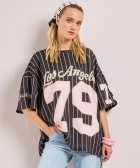 oversized t-shirt met strepen