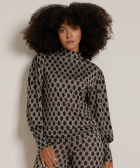 turtleneck top all-over print