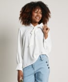 uni top met strikkraag