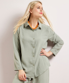 blouse uni met knoopsluiting