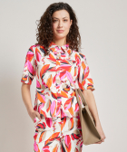 blouse comfort bladprint