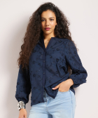 blouse met embroidery