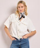 korte blouse met koordje