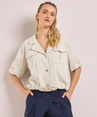 korte blouse met koordje