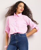 blouse met ruiten dessin