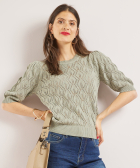 ajour trui korte mouw