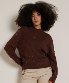 trui met all-over parels