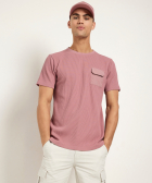 uni t-shirt met klepborstzakje