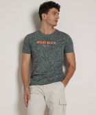 jersey t-shirt met tekstprint