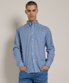 overhemd met ruitjesprint