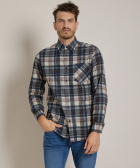 flanel overhemd met print