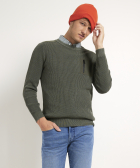 trui met rits borstzakje